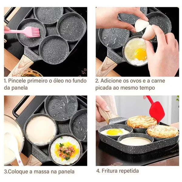 Frigideira Antiaderente 4 em 1 -  Mega Shopee